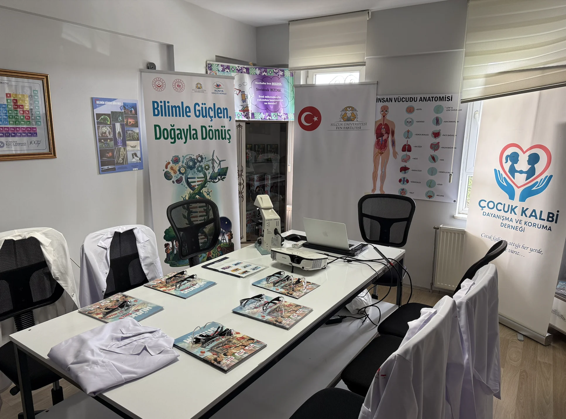Fen Fakültesi olarak, çocuklarımızın bilimle buluştuğu her projede yer almaktan mutluluk duyuyoruz.